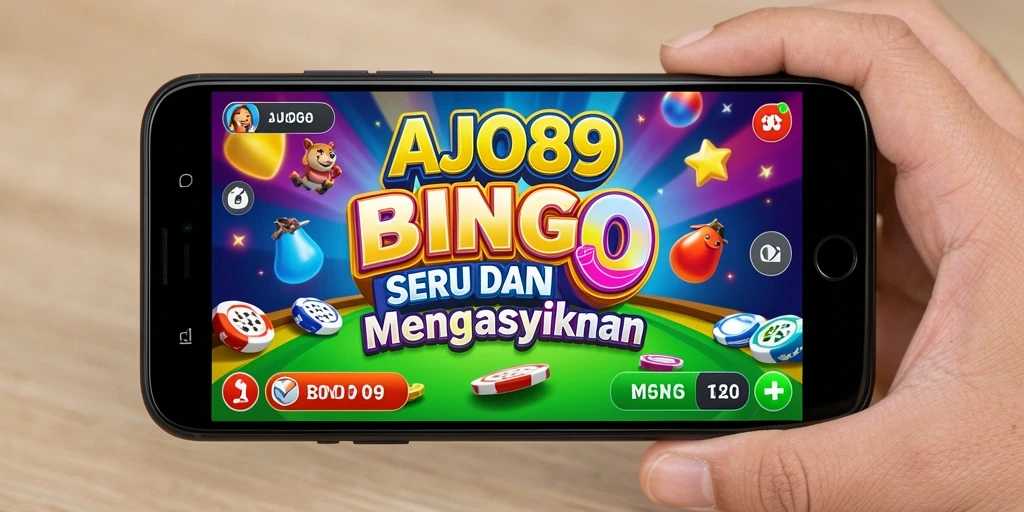 Screenshot AJO89 menampilkan gameplay Bingo yang seru dan interaktif.