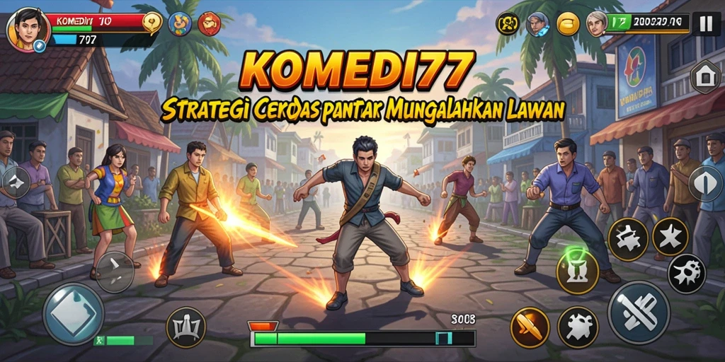 Tampilan gameplay strategis menantang dan mengasyikkan.