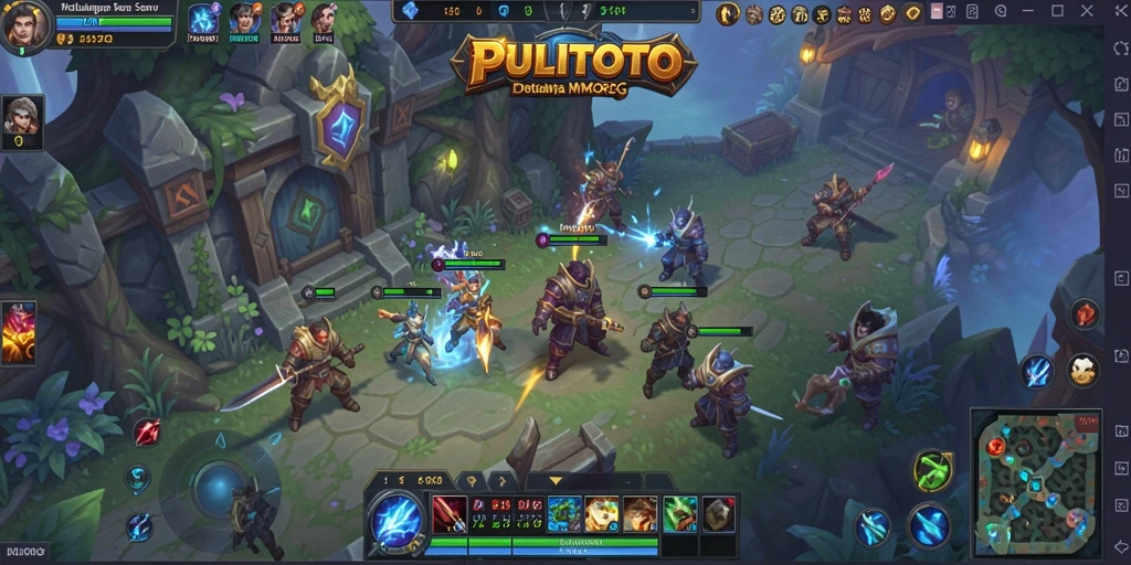 Tampilan gameplay menarik dari PULITOTO dalam dunia MMORPG.